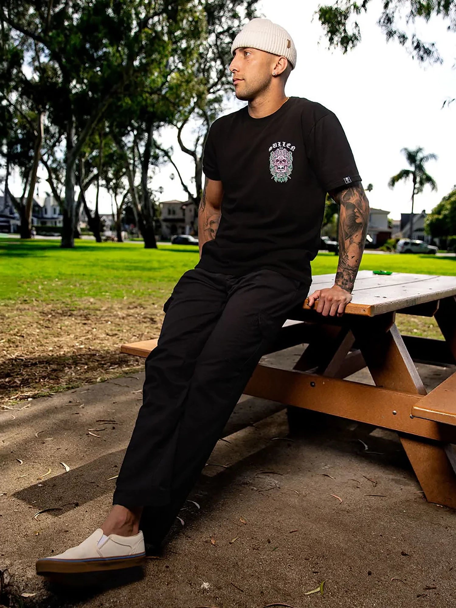 Sullen Men's Skull Bunny 26 Premium Graphic T-shirt