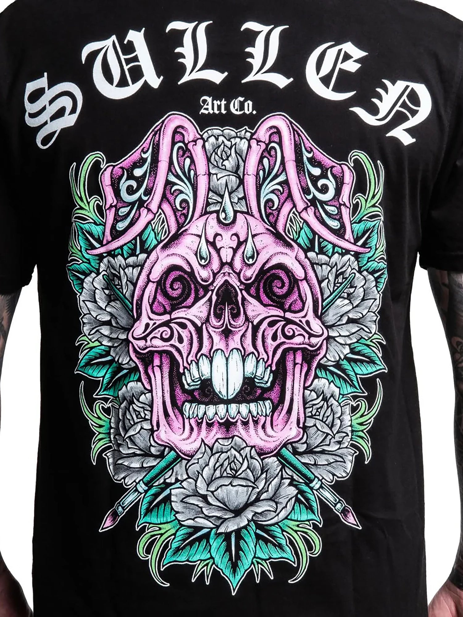Sullen Men's Skull Bunny 26 Premium Graphic T-shirt
