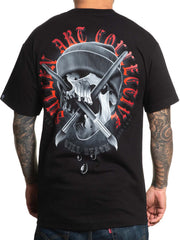 Sullen Men's Skull and Brushes Short Sleeve Standard T-shirt
