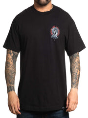 Sullen Men's Skull and Brushes Short Sleeve Standard T-shirt
