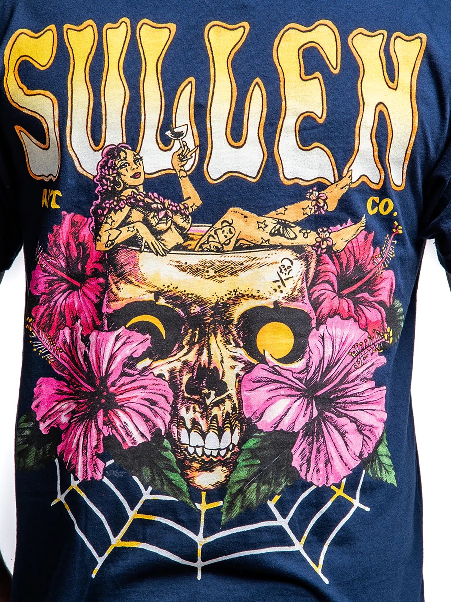Sullen Men's Skulloha 2026 Premium Tee - Pagent Blue by Sullen
