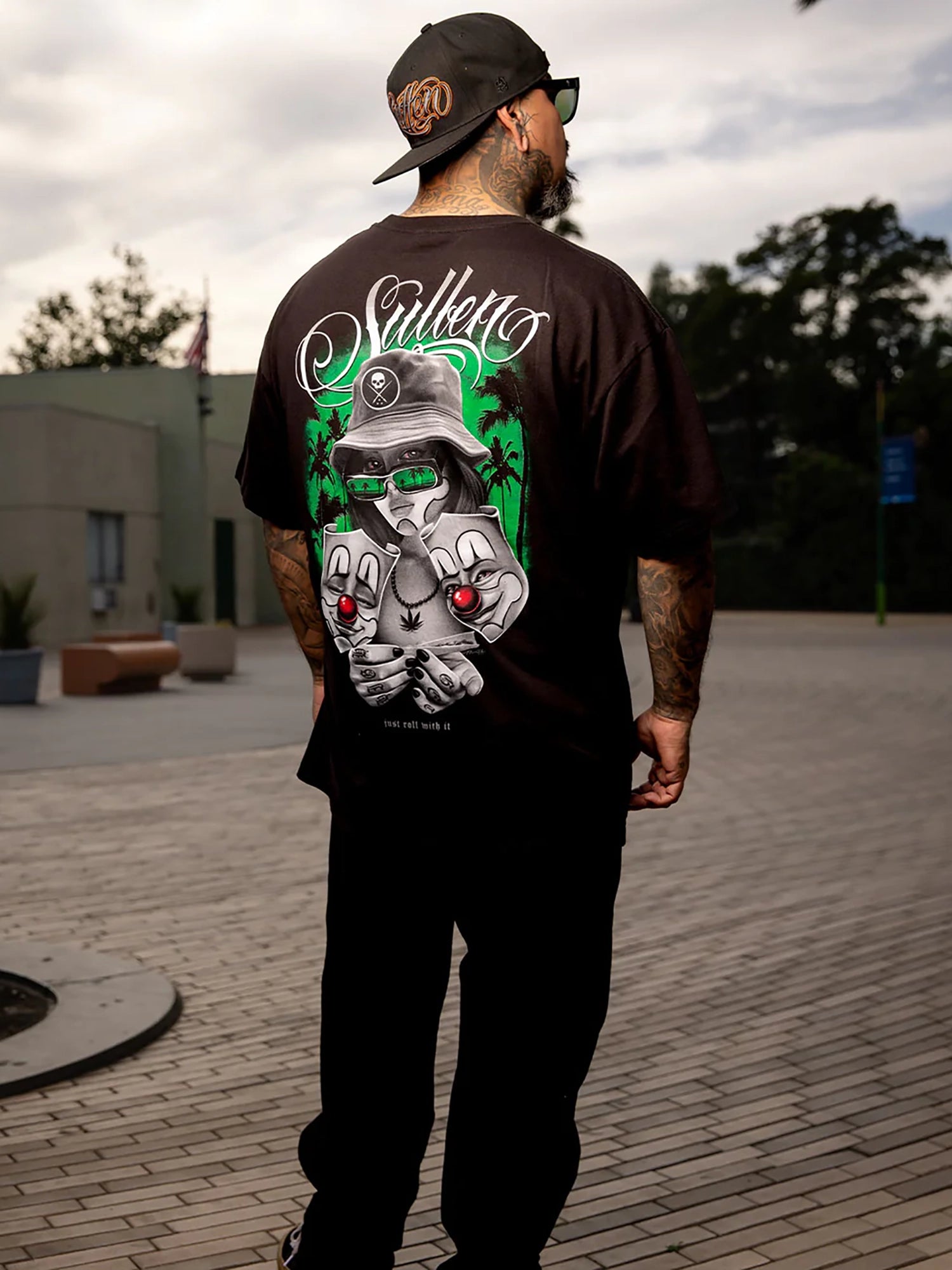 Sullen Men's Smile Now Smile Later Graphic Tee - Black by Sullen