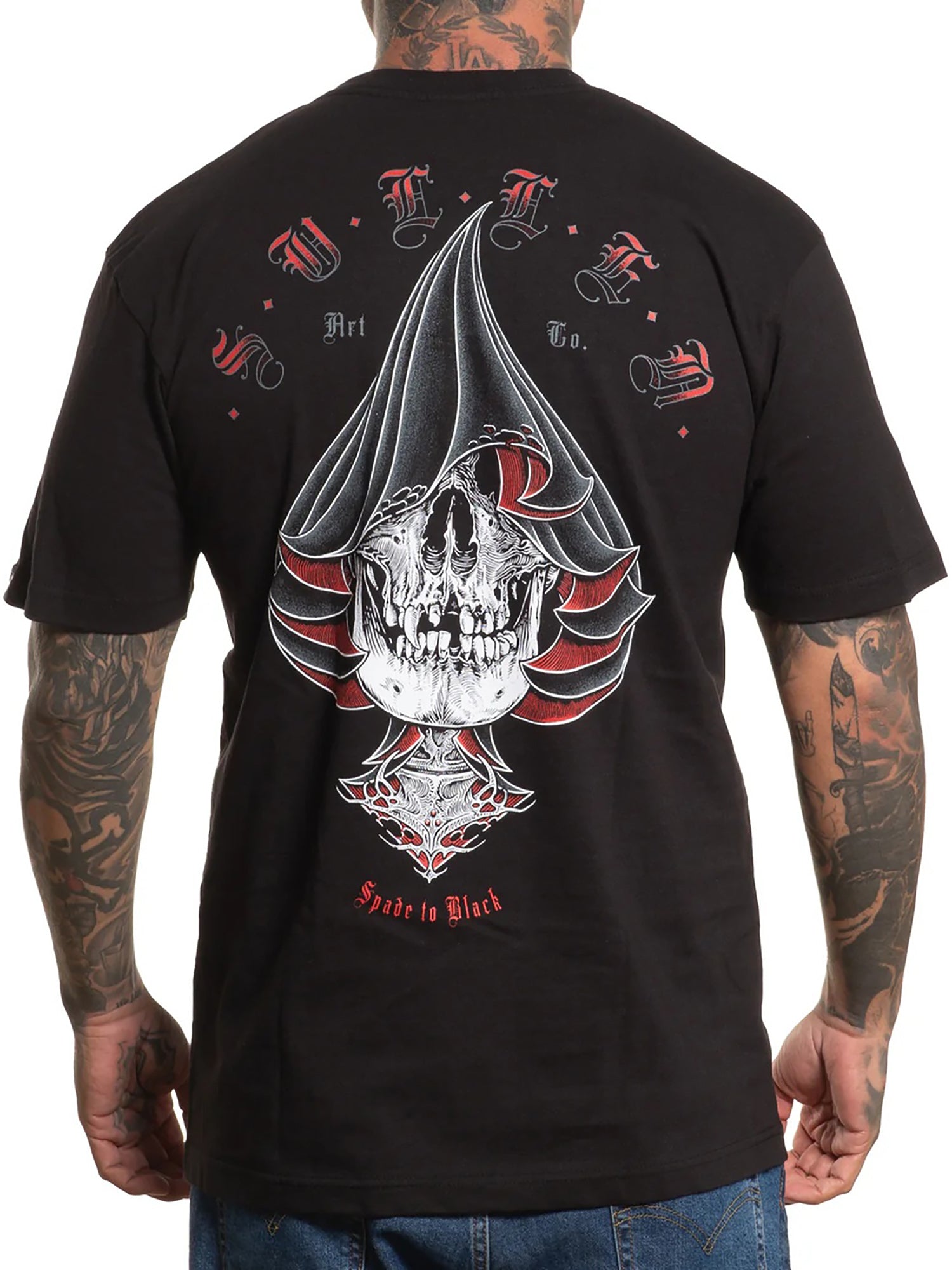 Sullen Men's Spade to Black Standard T-shirt