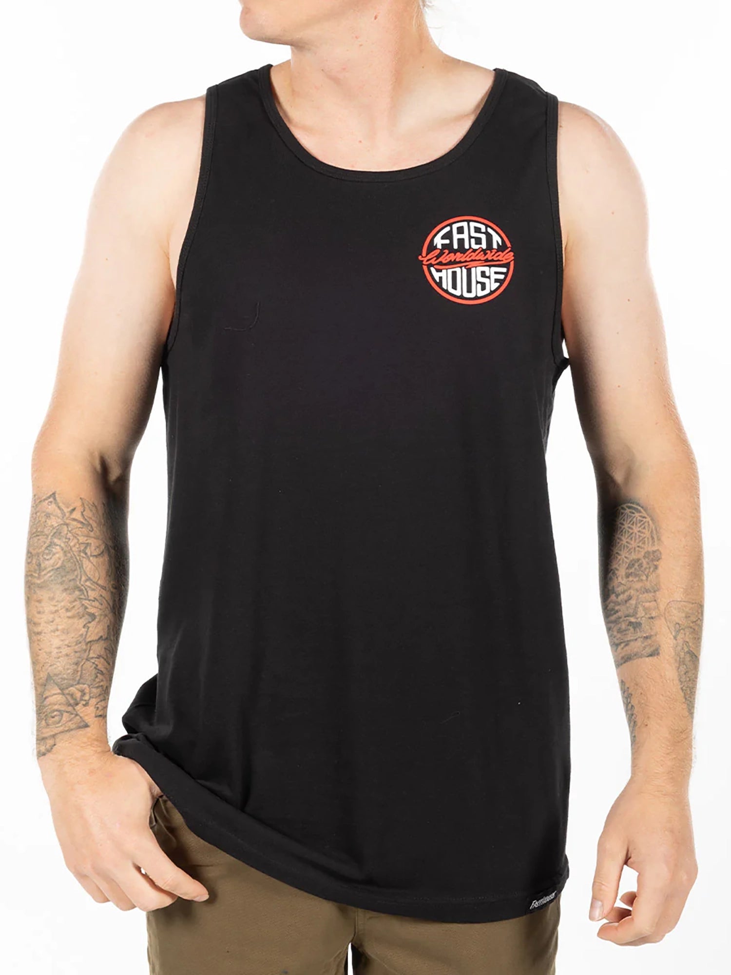 Fasthouse Men's Squall Graphic Tank Top - Black by FASTHOUSE