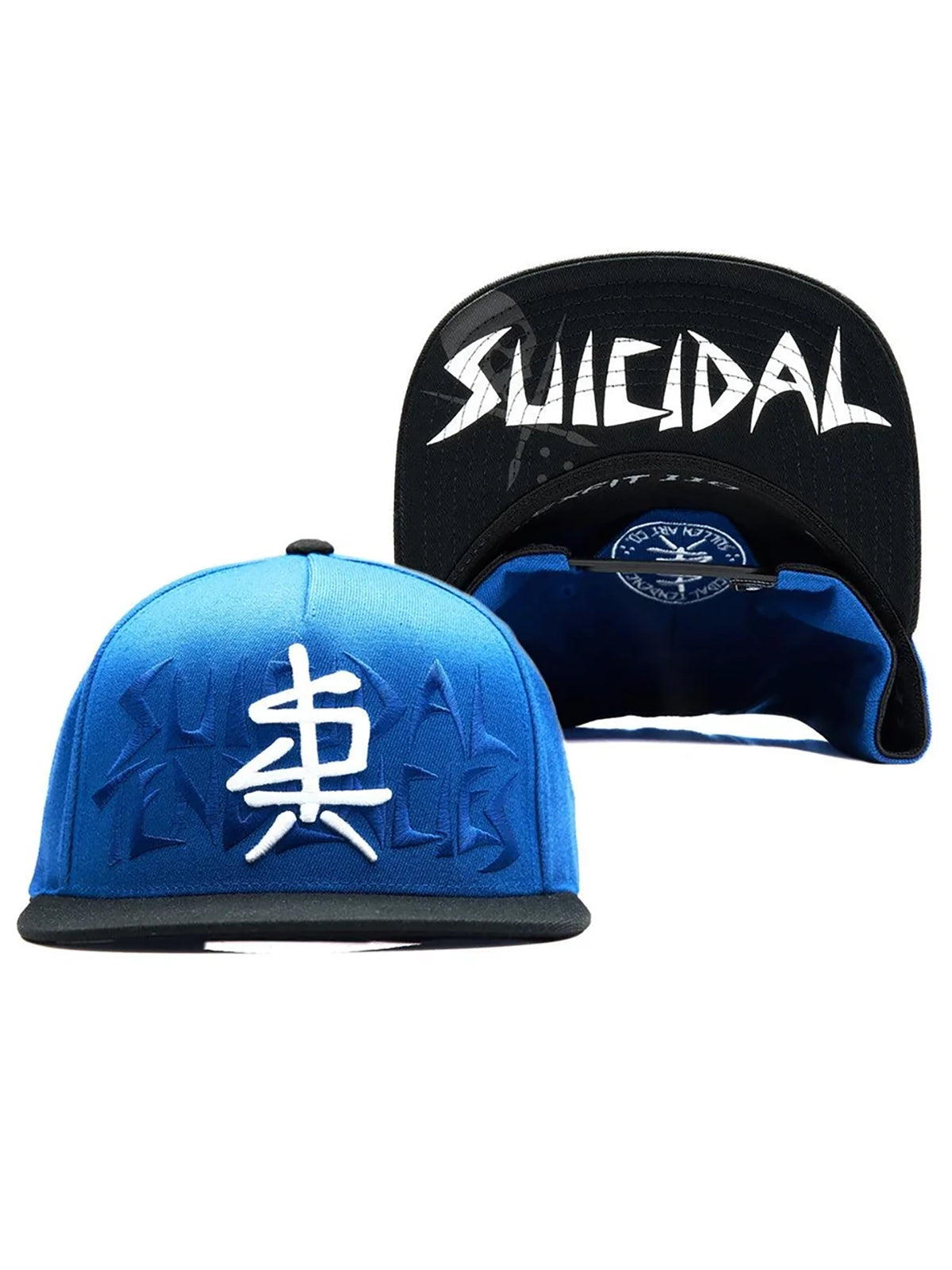 Sullen x Suicidal Tendencies ST Blastover Snapback Hat - Blue / Black