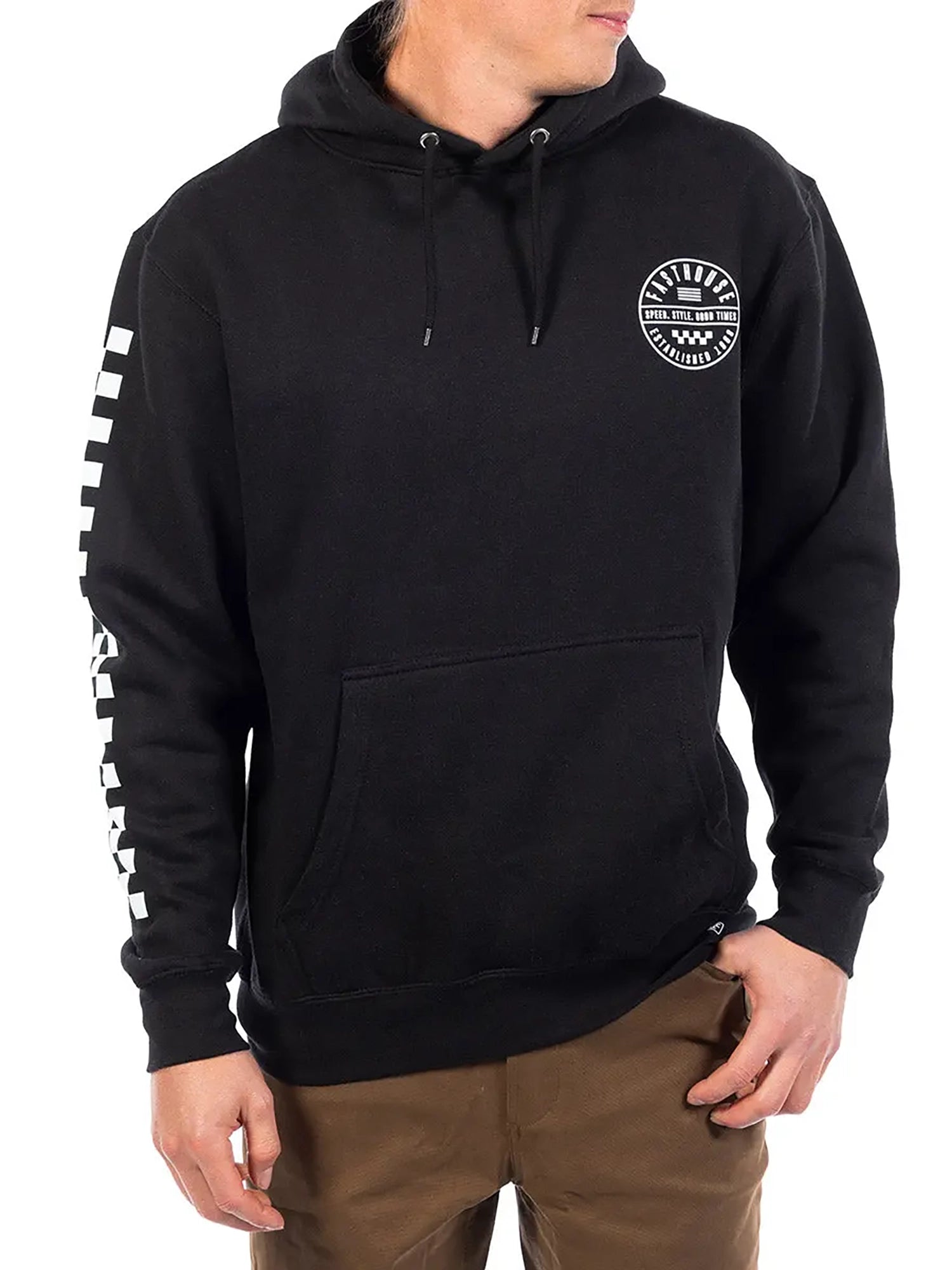 Fasthouse Men's Statement Pullover Hoodie - Black by FASTHOUSE