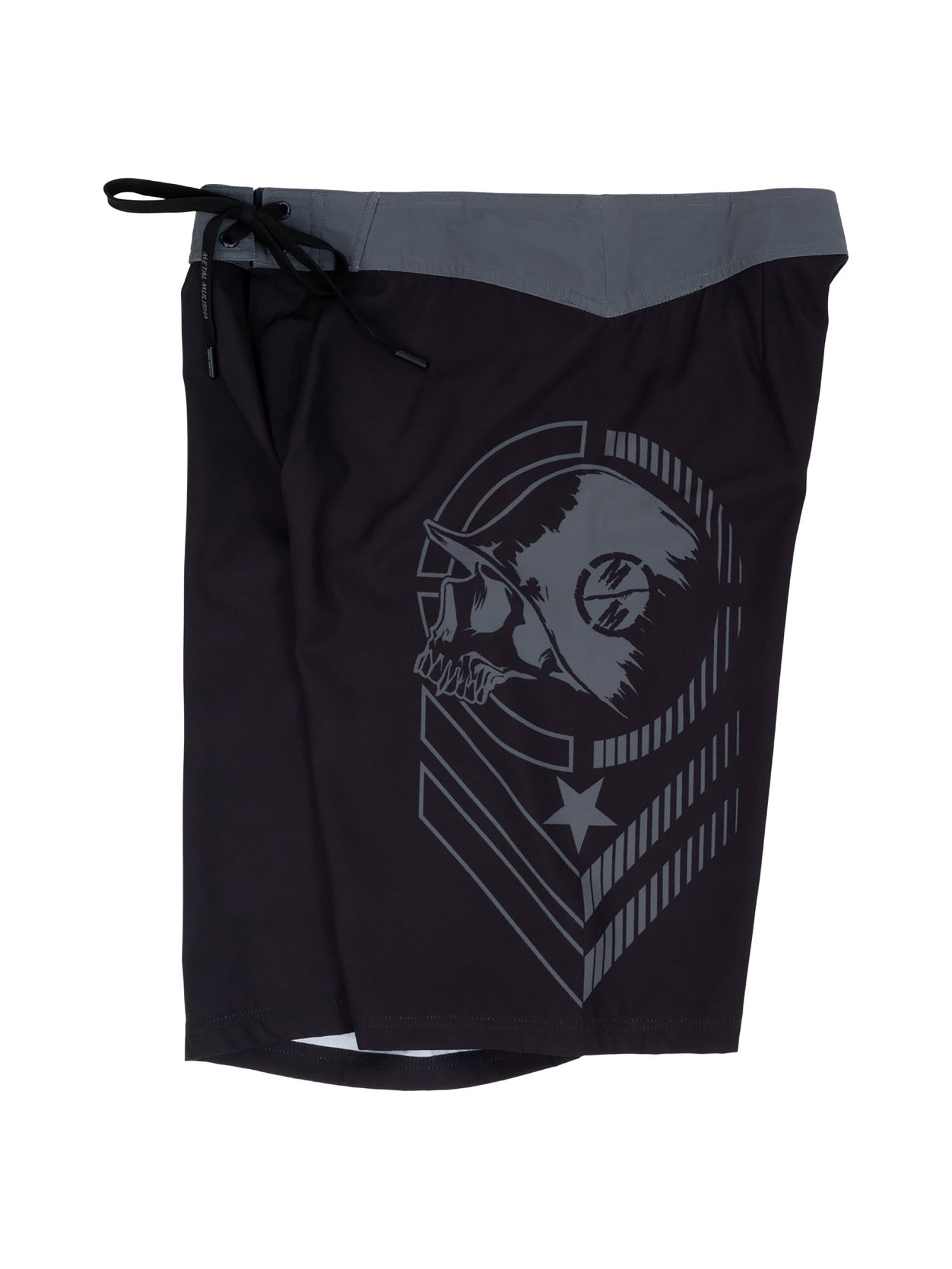 Metal Mulisha Men's Stealth Boardshorts - Black/Grey by Metal Mulisha