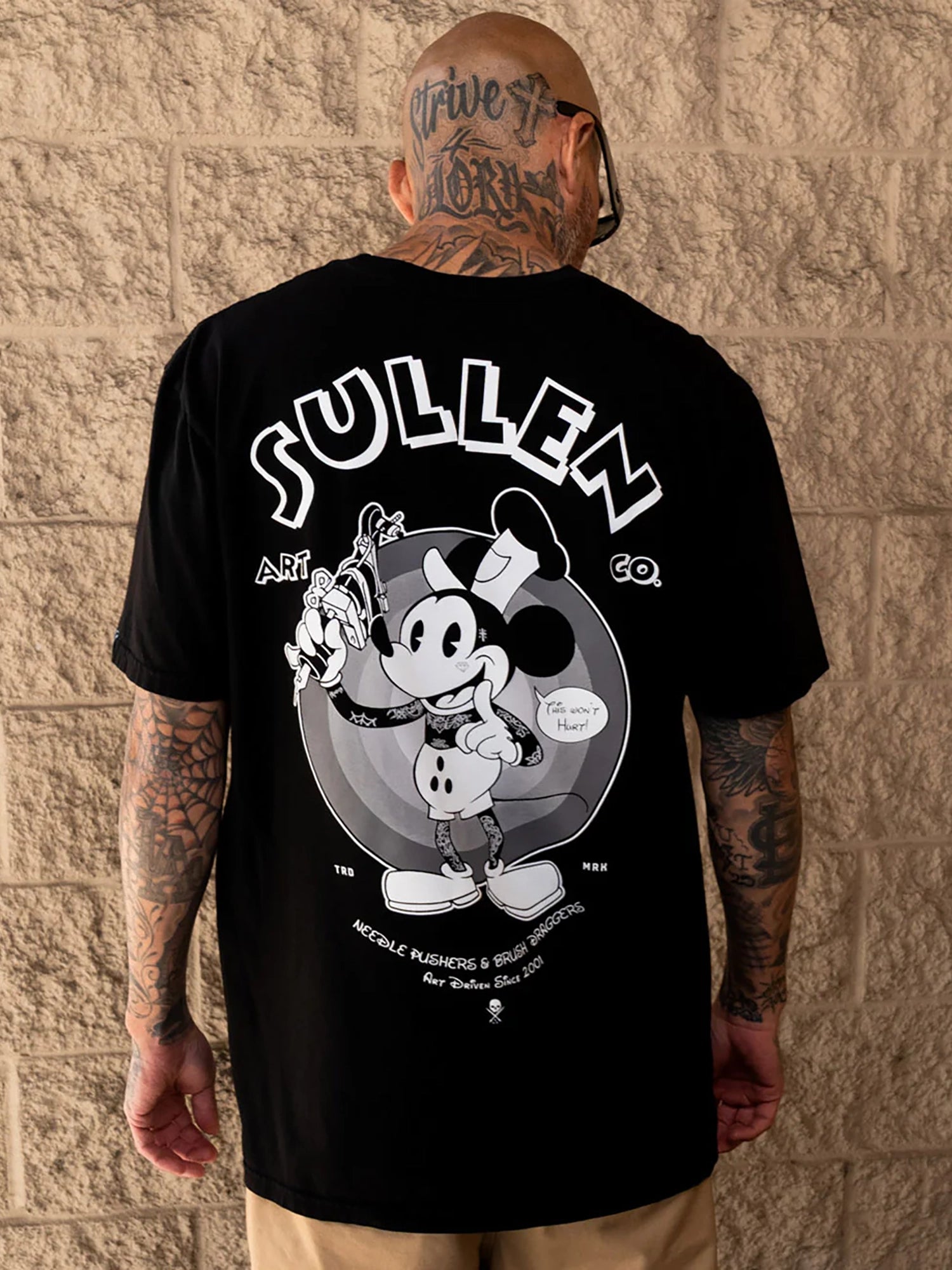 Sullen Men's Steamboat Sullie Premium Graphic Tee - Jet Black