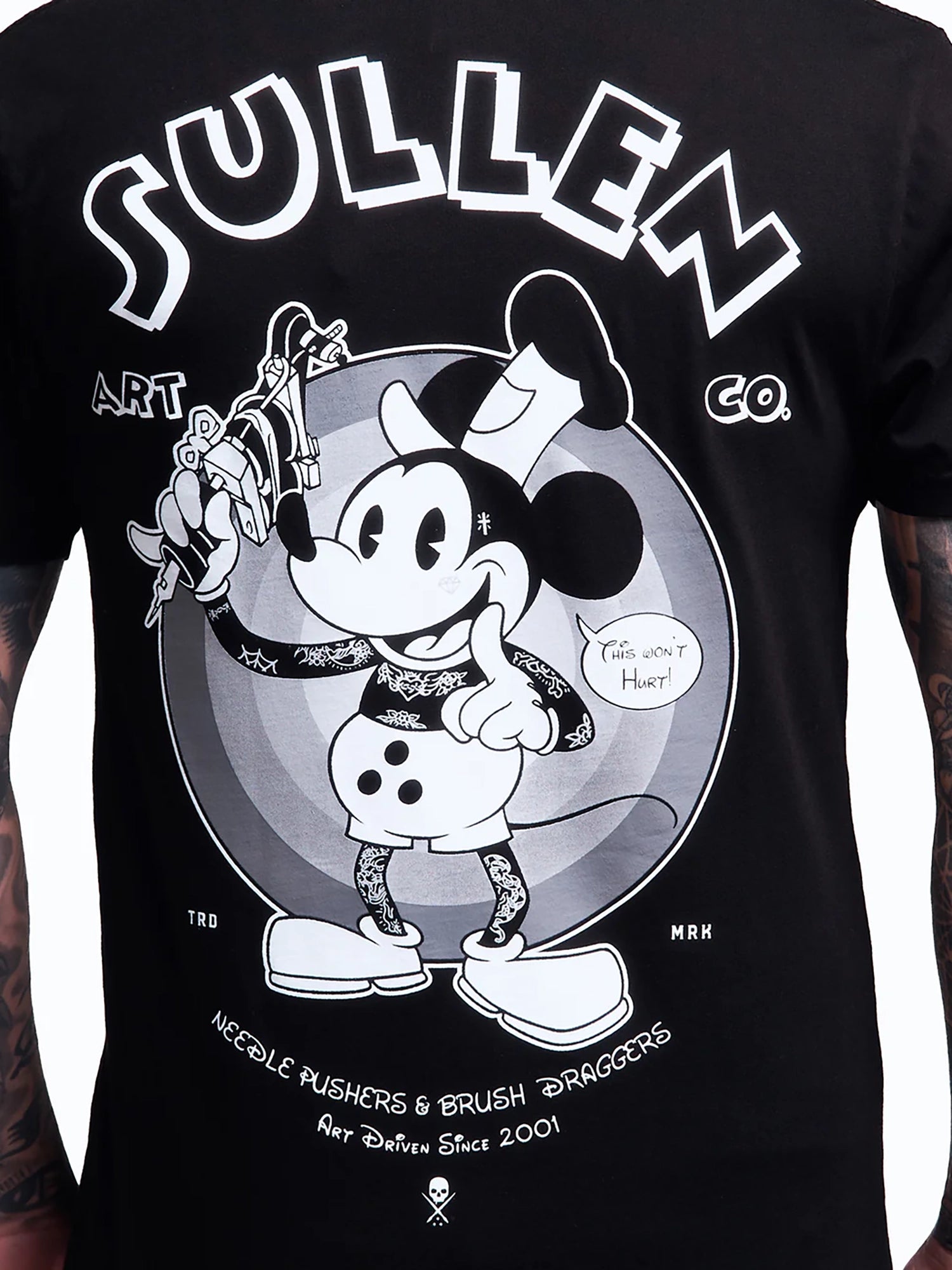 Sullen Men's Steamboat Sullie Premium Graphic Tee - Jet Black