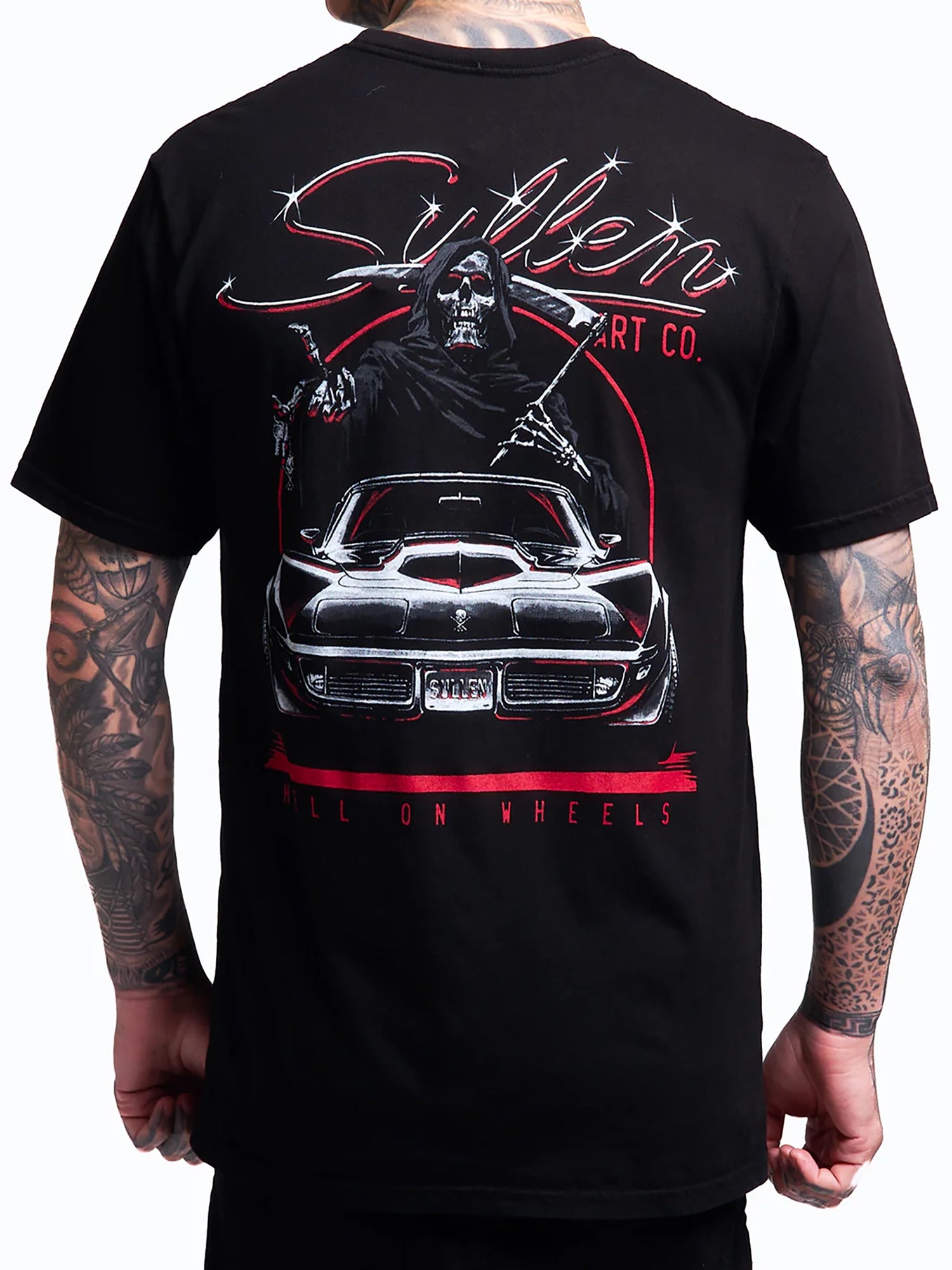 Sullen Men's Stingray Premium Graphic T-shirt - Jet Black by Sullen