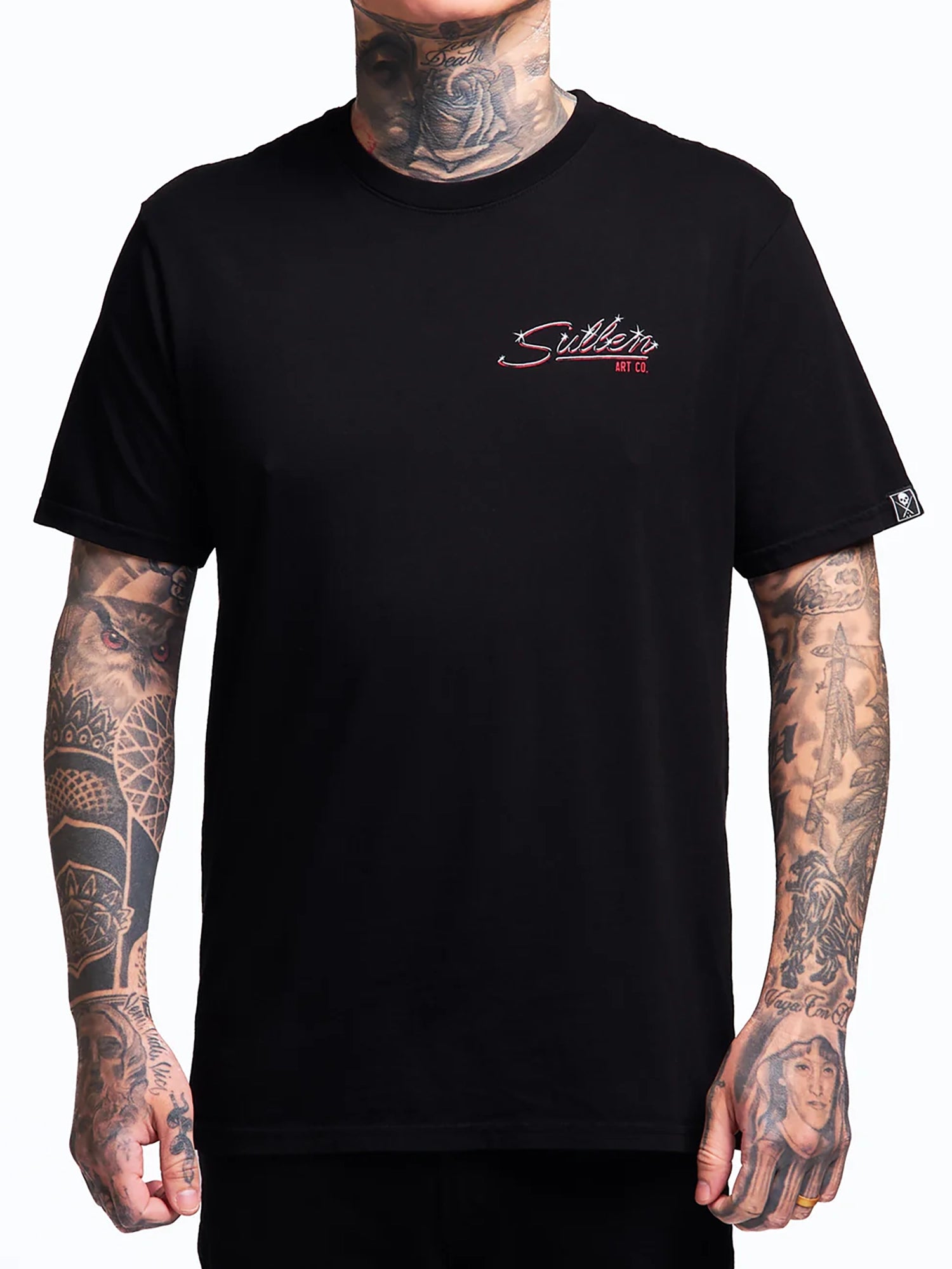 Sullen Men's Stingray Premium Graphic T-shirt - Jet Black by Sullen