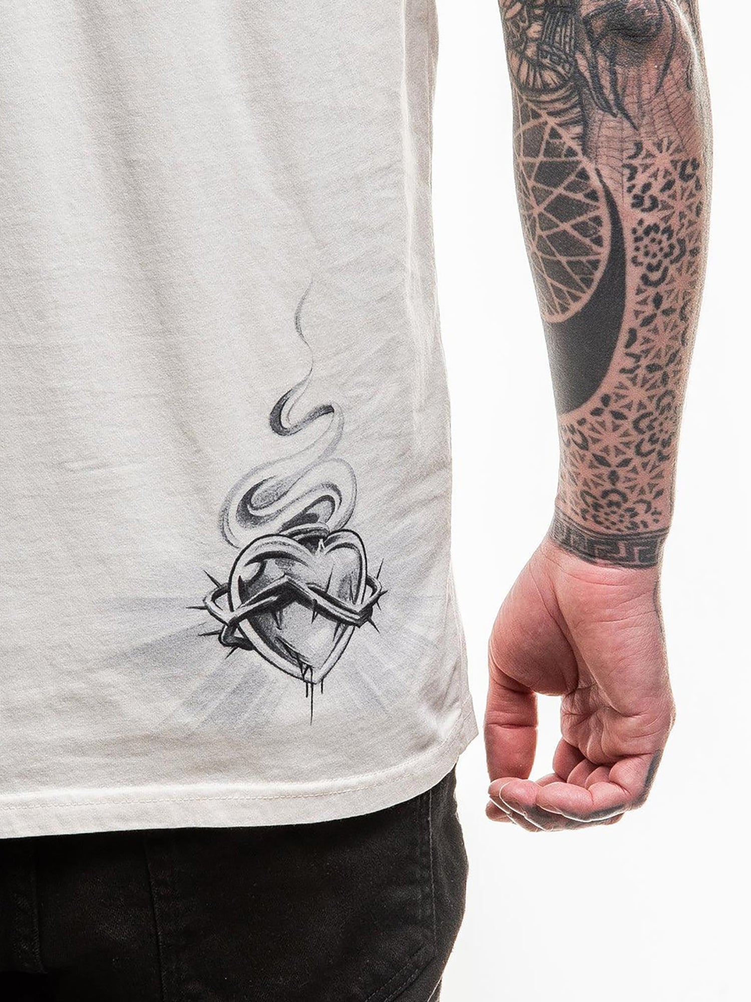 Sweet Payasa premium tee back graphic close-up