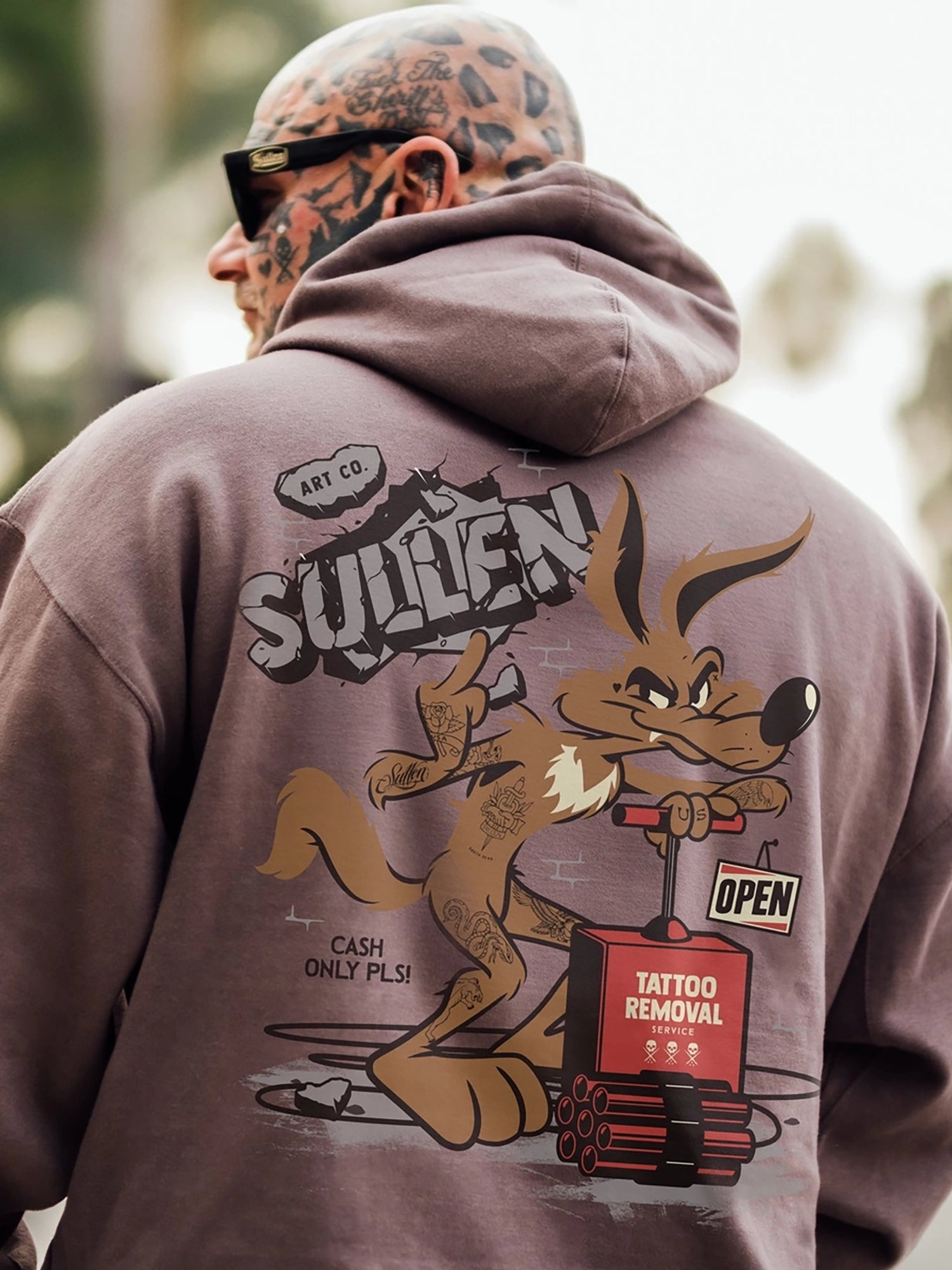 Sullen Men's Tattoo Removal Pullover Hoodie by Sullen