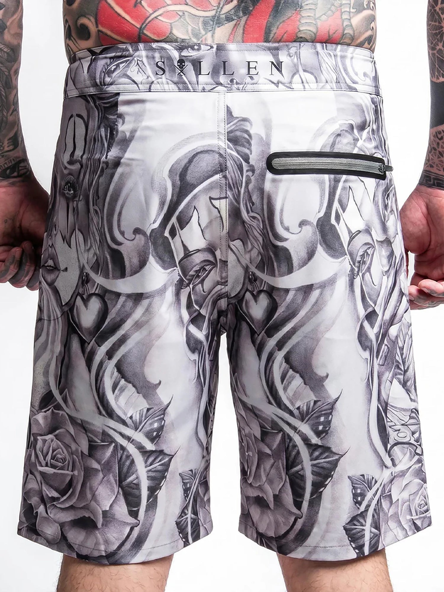 Sullen Men's Tragedy Boardshorts - Grey by Sullen