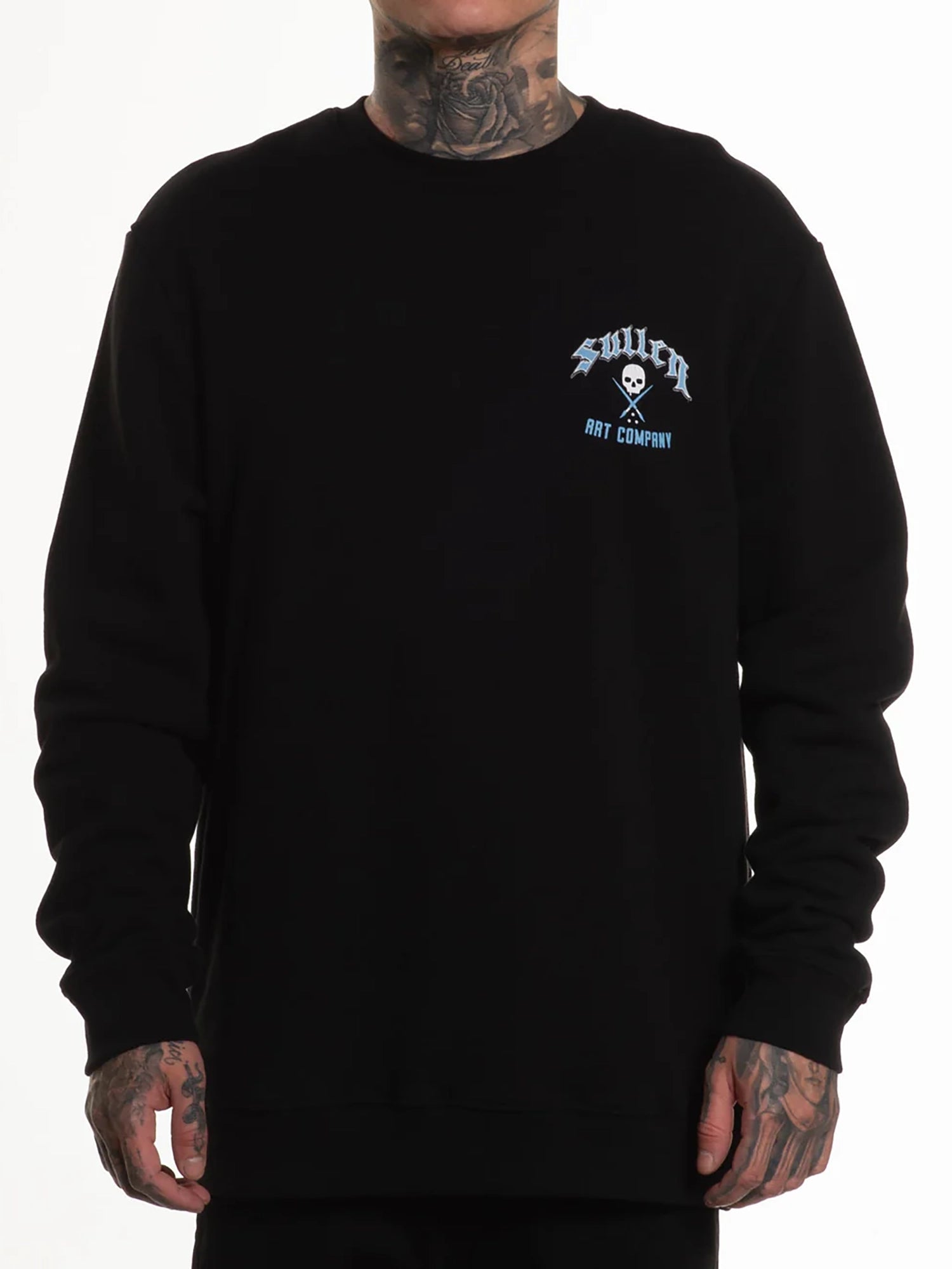 Sullen Men's Walk the Walk Long Sleeve French Terry Crewneck T-shirt