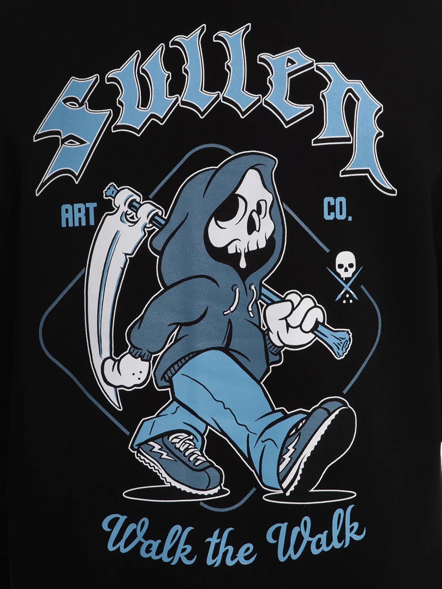 Sullen Men's Walk the Walk Long Sleeve French Terry Crewneck T-shirt