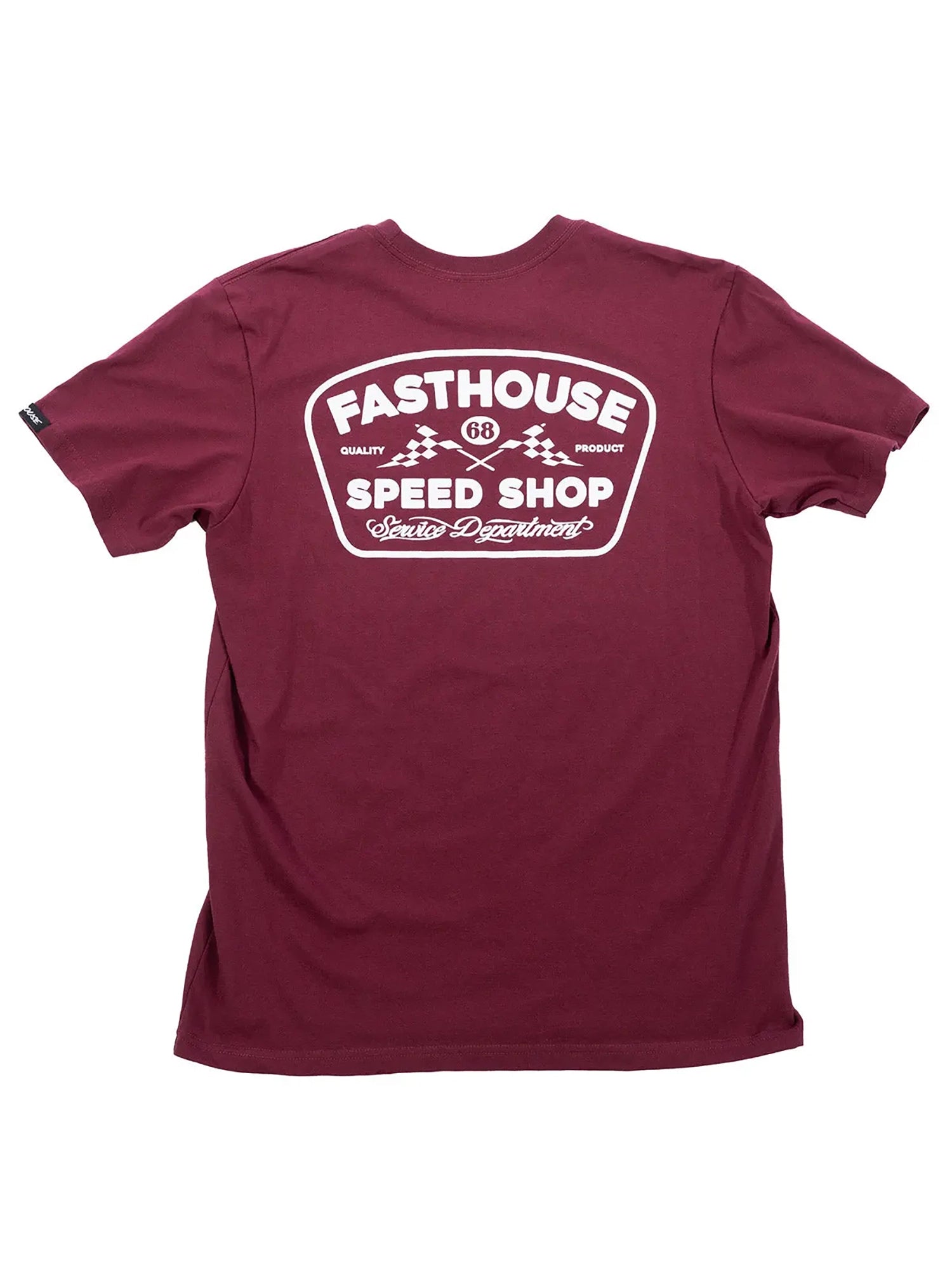 Fasthouse Men's Wedged Graphic T-shirt - Maroon by FASTHOUSE