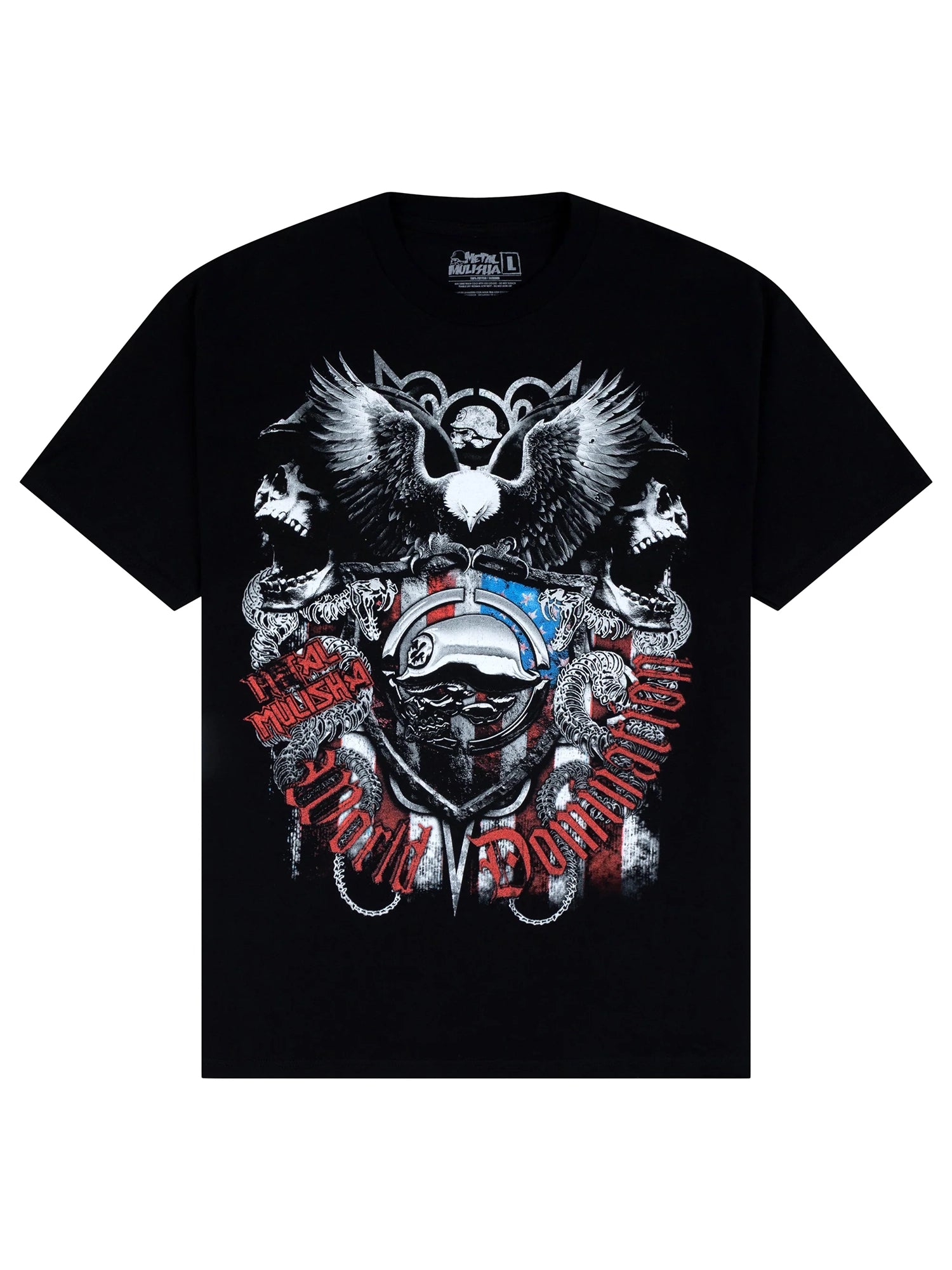 Metal Mulisha Men's World Leader Graphic Tee - Black by Metal Mulisha