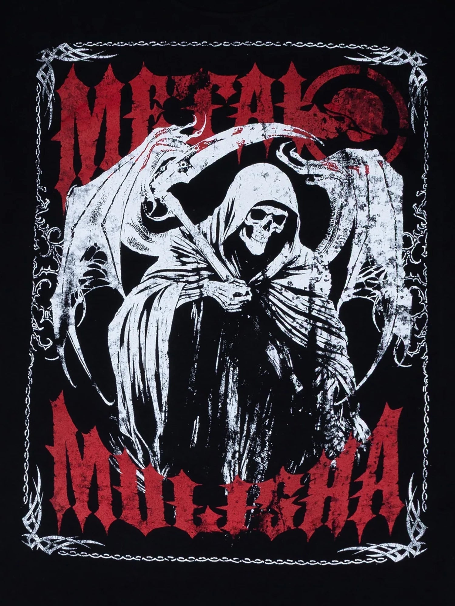Metal Mulisha Deathwatch Tee front graphic detail