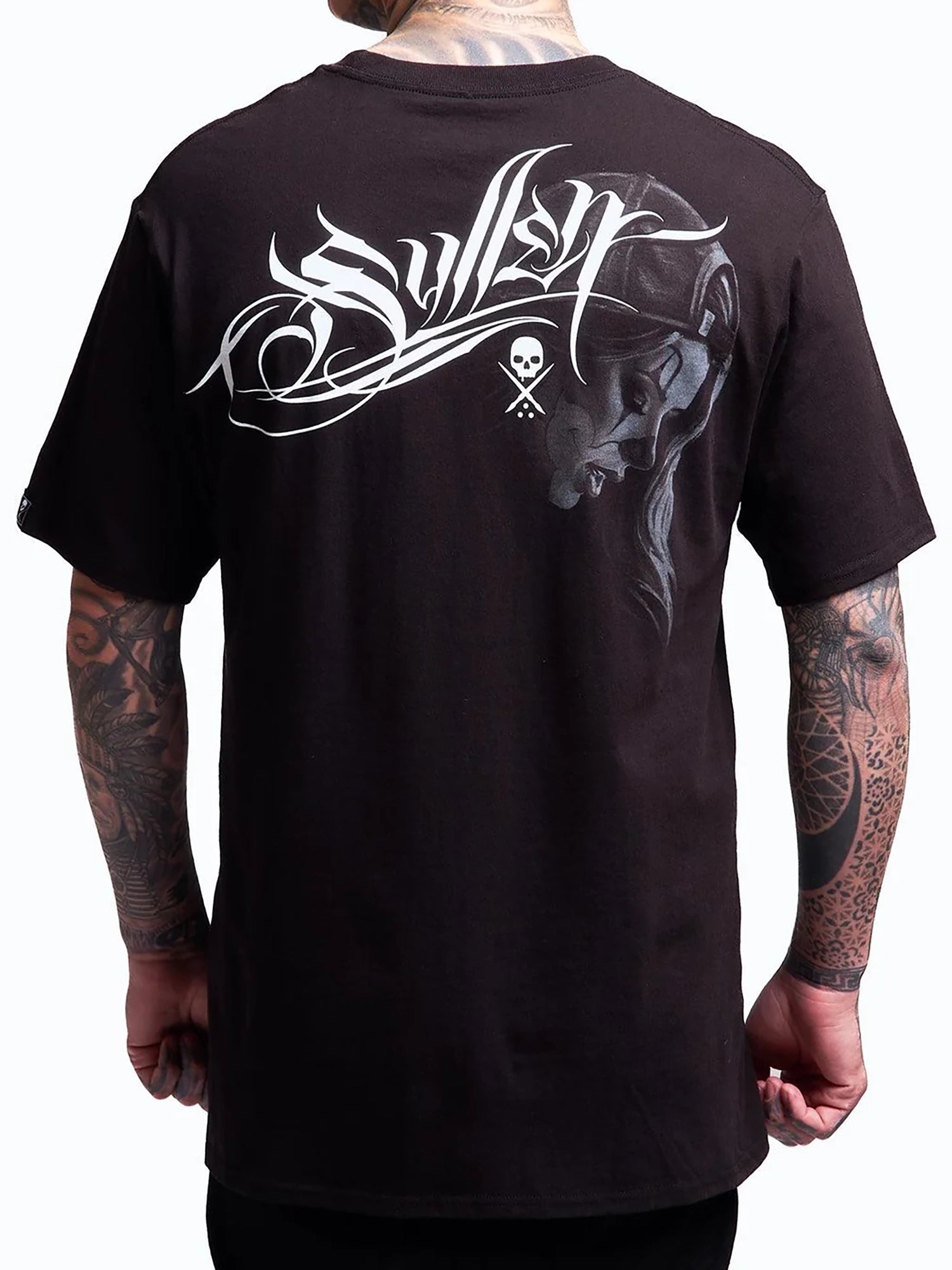Sullen Fallen Standard graphic T-shirt back view