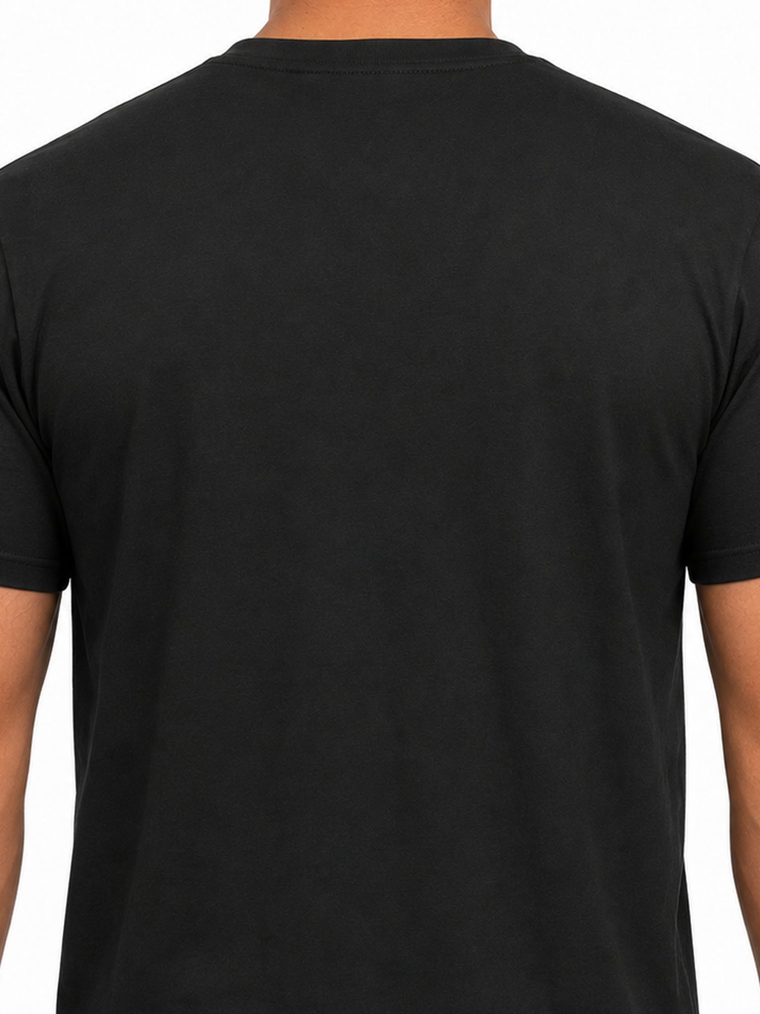 Metal Mulisha Ashes of War black T-shirt plain back fabric and fit detail