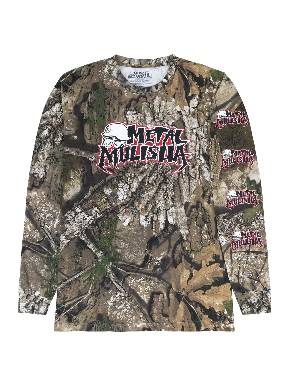 Metal Mulisha Corpo Fang Camo long sleeve T-shirt sleeve artwork view