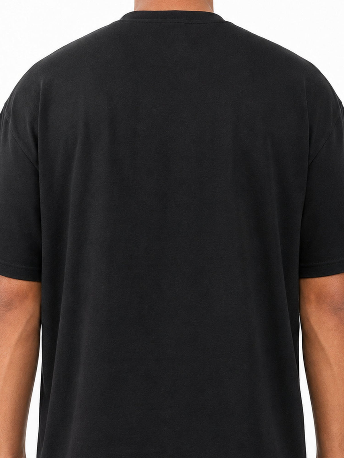 Metal Mulisha Hounds black T-shirt plain back detail view