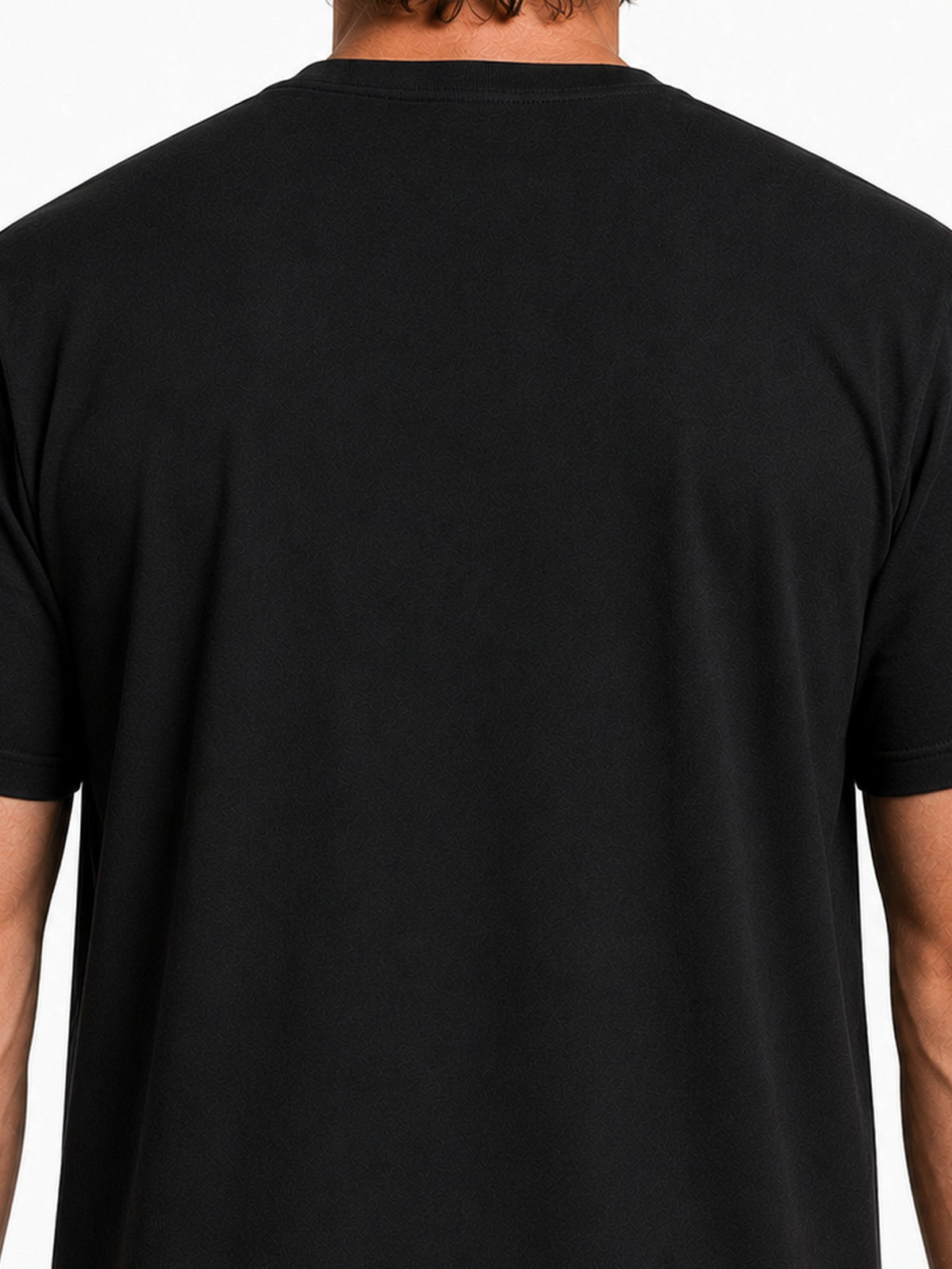 Metal Mulisha World Leader black T-shirt plain back fabric and fit detail