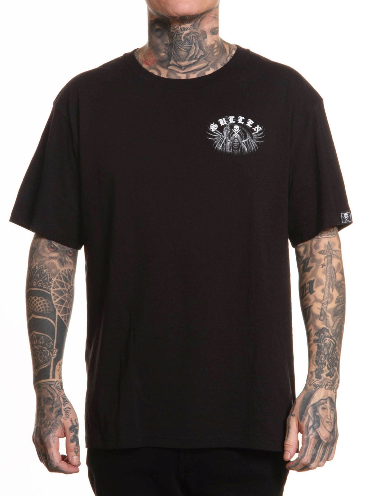 Sullen Hodu Reaper premium tee full front with small left-chest graphic