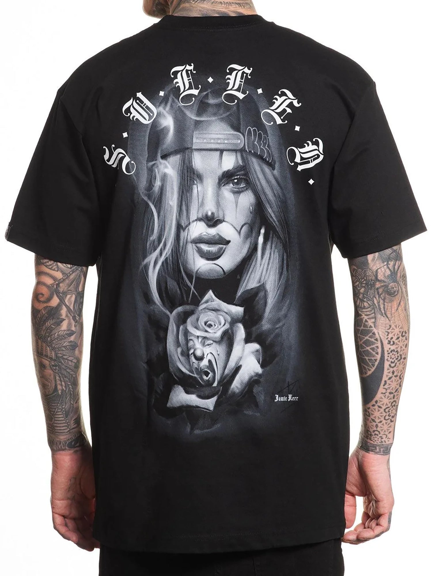Sullen Klownin 1 Ton relaxed fit tee back graphic