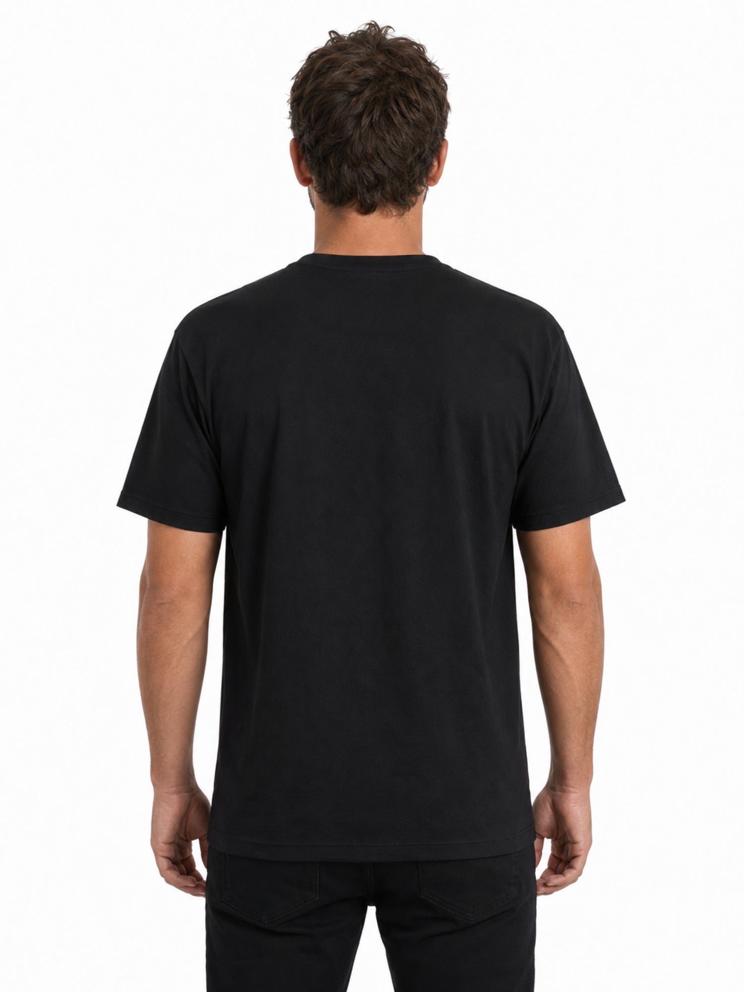 Metal Mulisha Viking Tee plain back view on the same FMX rider