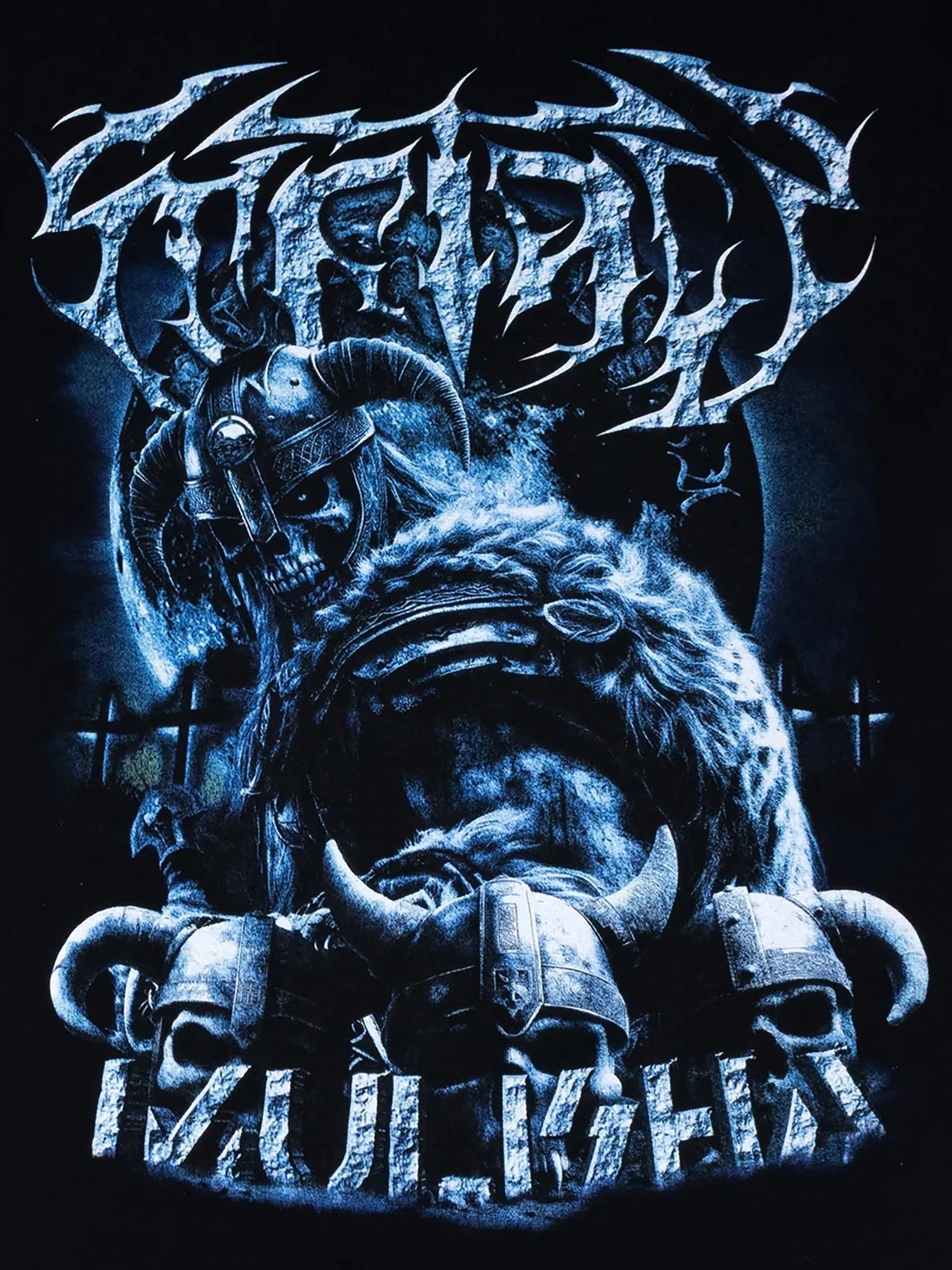 Metal Mulisha Viking Tee complete original front artwork detail