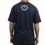 Sullen Men's All Day Badge Tee Navy Blue Back