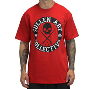 Sullen Men's All Day Badge Tee Red
