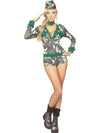 Sexy Wishes Women's Army Girl Costume - 888124