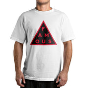 Famous Stars and Straps Men's Black Mass Tee White