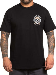 Sullen Men's Bronze Badge Short Sleeve Black Standard T-shirt