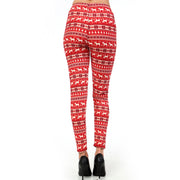 Vulcinity Christmas Reindeer Print Leggings