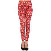 Vulcinity Christmas Reindeer Print Leggings