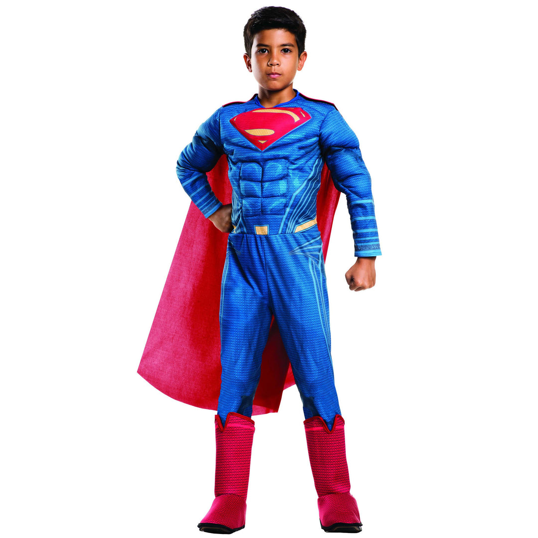 Superman Child's Deluxe Costume With Muscles – Vulcinity