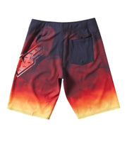 FMF Racing Mens Smokin Flames and Smoke Board Shorts Back