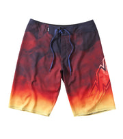 FMF Racing Mens Smokin Flames and Smoke Board Shorts