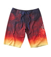 FMF Racing Mens Smokin Flames and Smoke Board Shorts