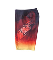 FMF Racing Mens Smokin Flames and Smoke Board Shorts Side