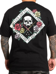 Sullen Men's Floral Badge Short Sleeve Standard T-shirt