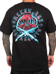 Sullen Men's Ghost Badge Short Sleeve Standard T-shirt