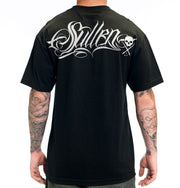 Sullen Mens Hidden Beauty Skull With Rose Tee Back