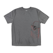 Metal Mulisha Men's Revolve Techgnar Tee Charcoal Heather Grey