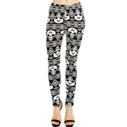 Vulcinity Large Skull Print Leggings